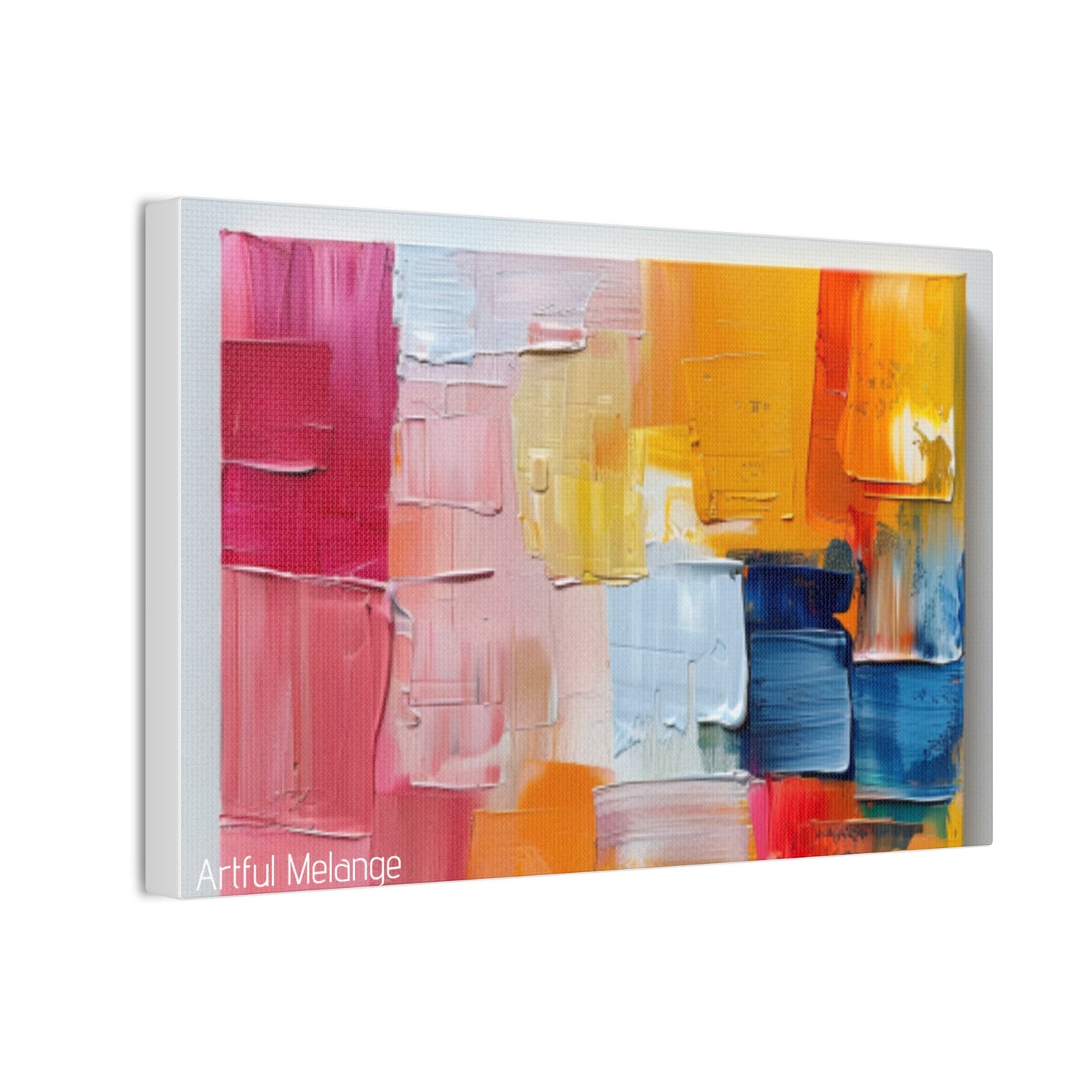 Primary Elegance: A Symphony of Sophistication Canvas Print