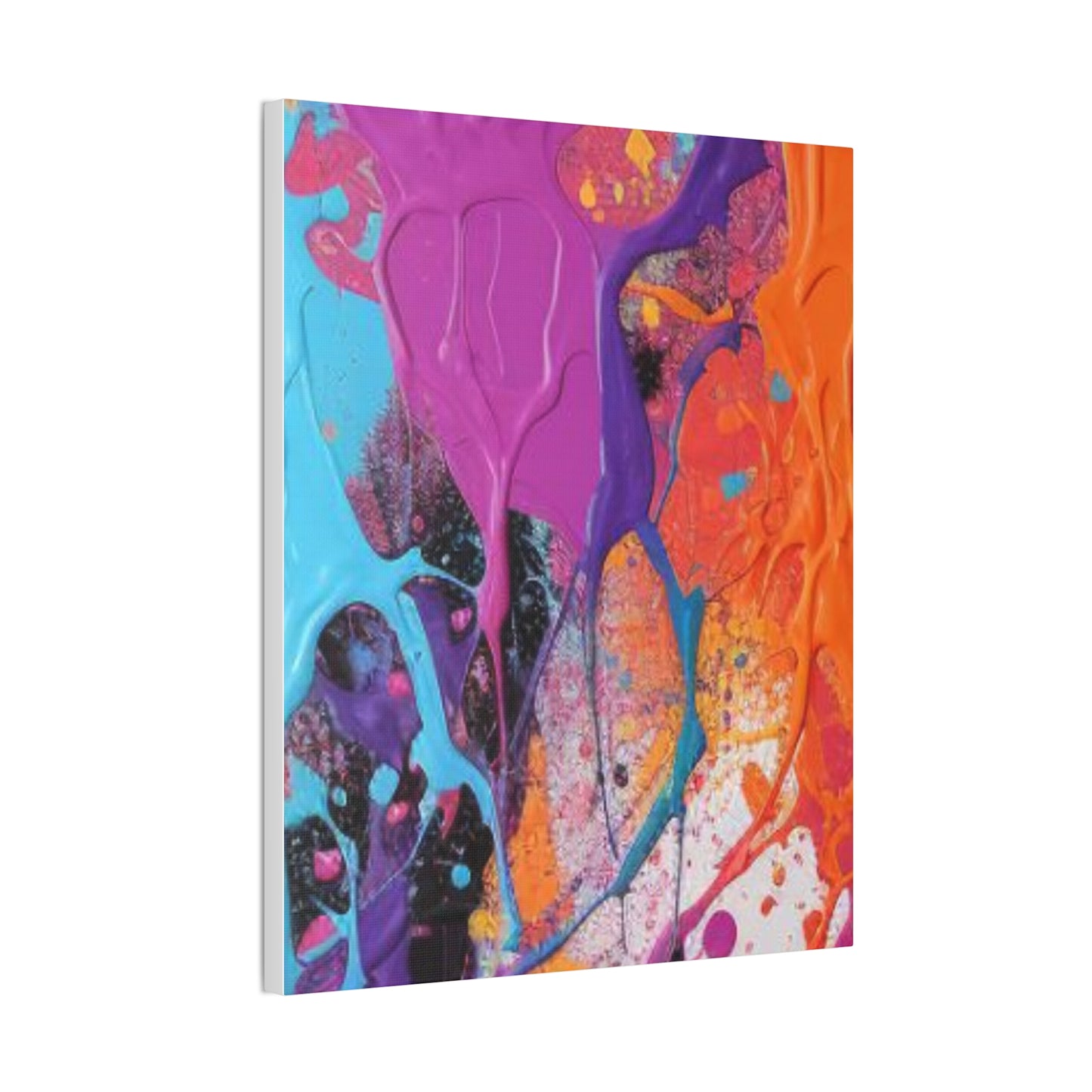 Primary Elegance: A Symphony of Sophistication Canvas Print