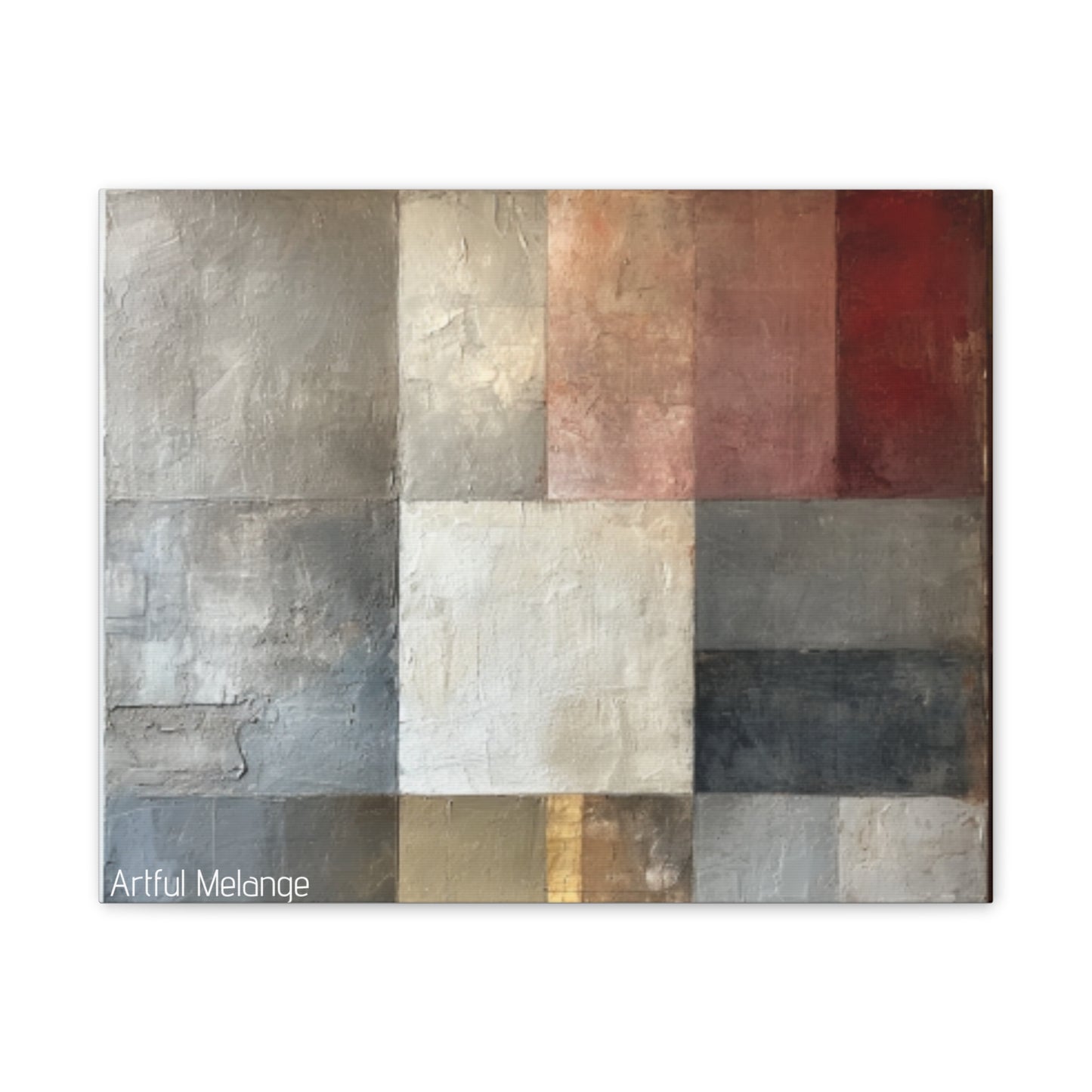 Primary Elegance: A Symphony of Sophistication Canvas Print