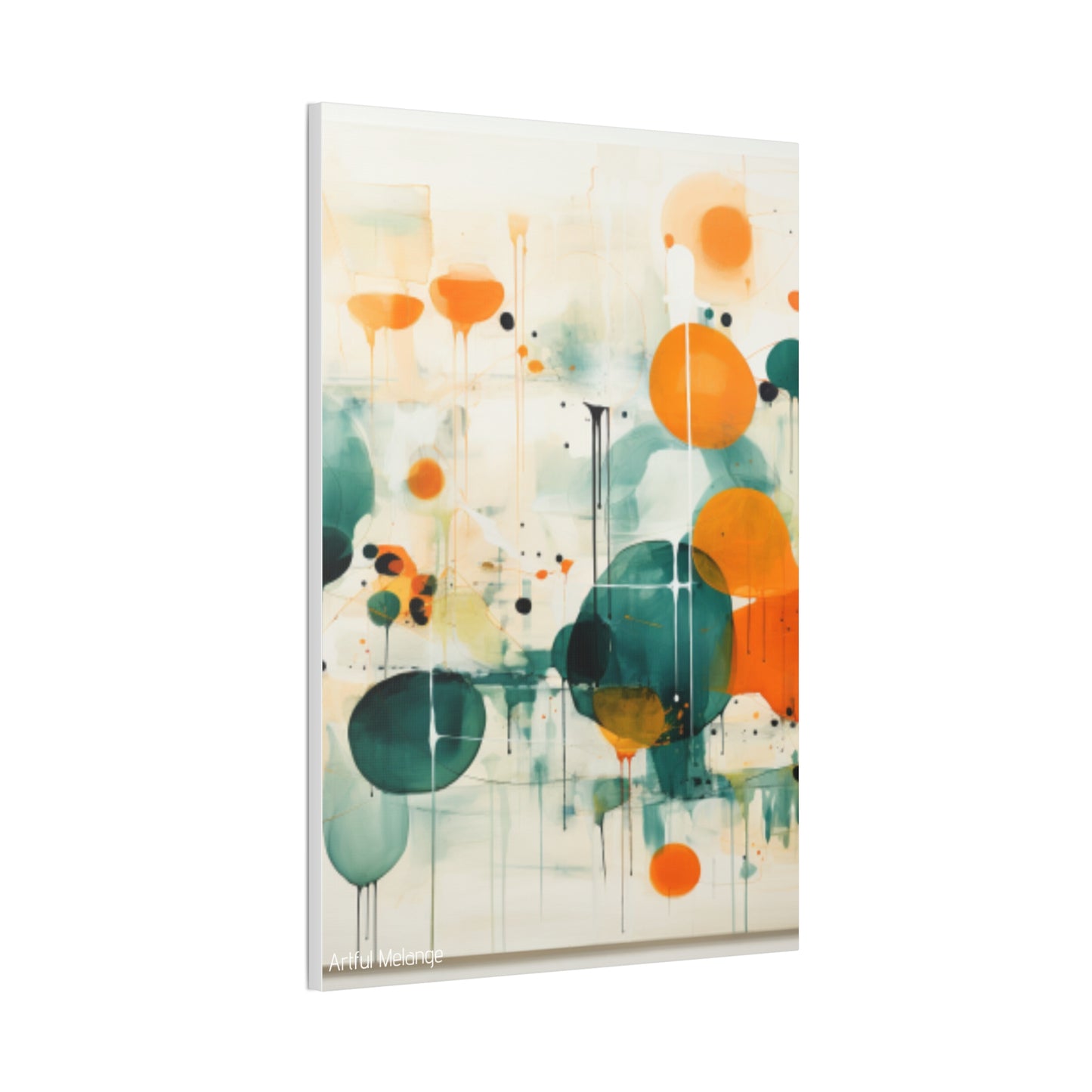 Primary Elegance: A Symphony of Sophistication Canvas Print