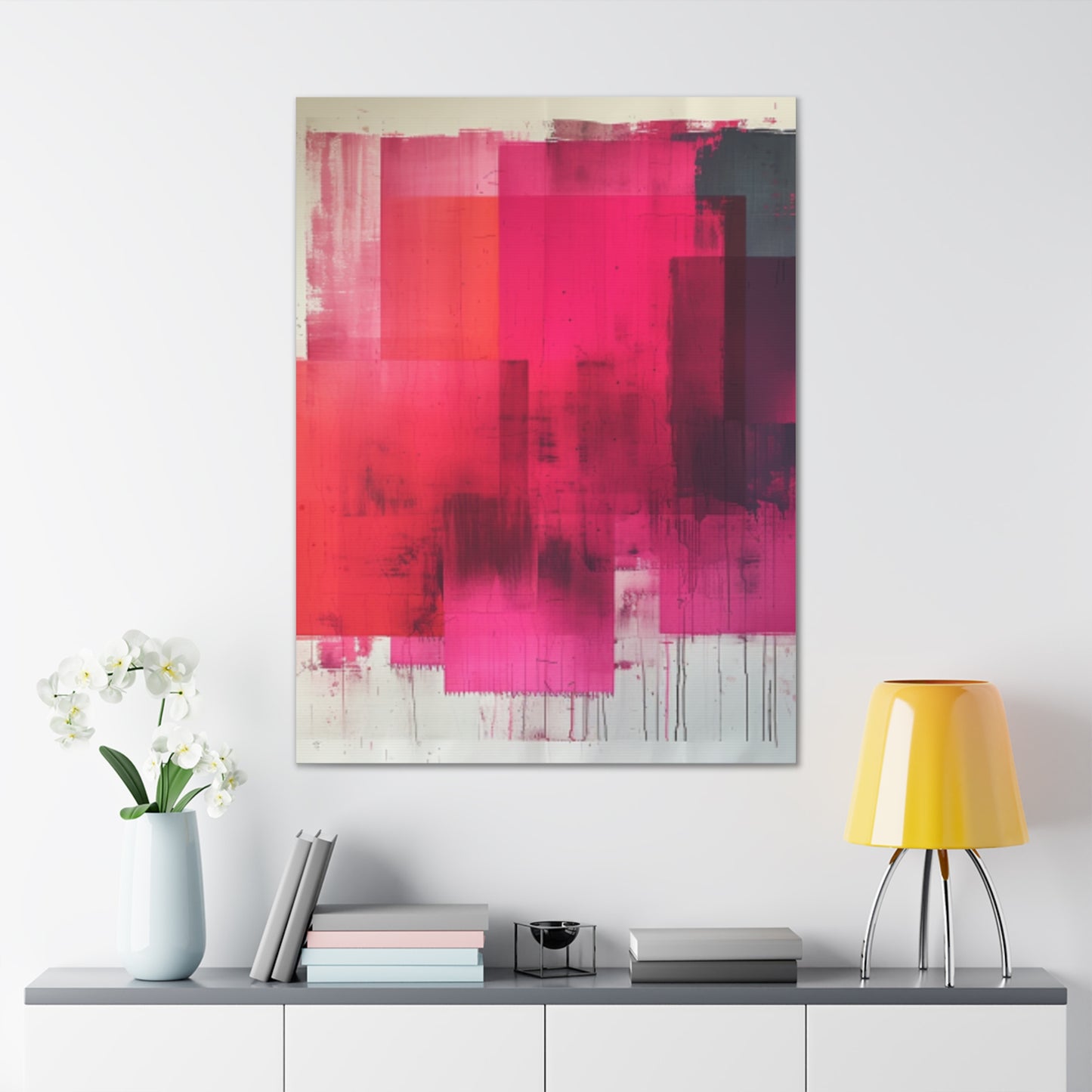 In The Pink: A Symphony of Sophistication Canvas Print