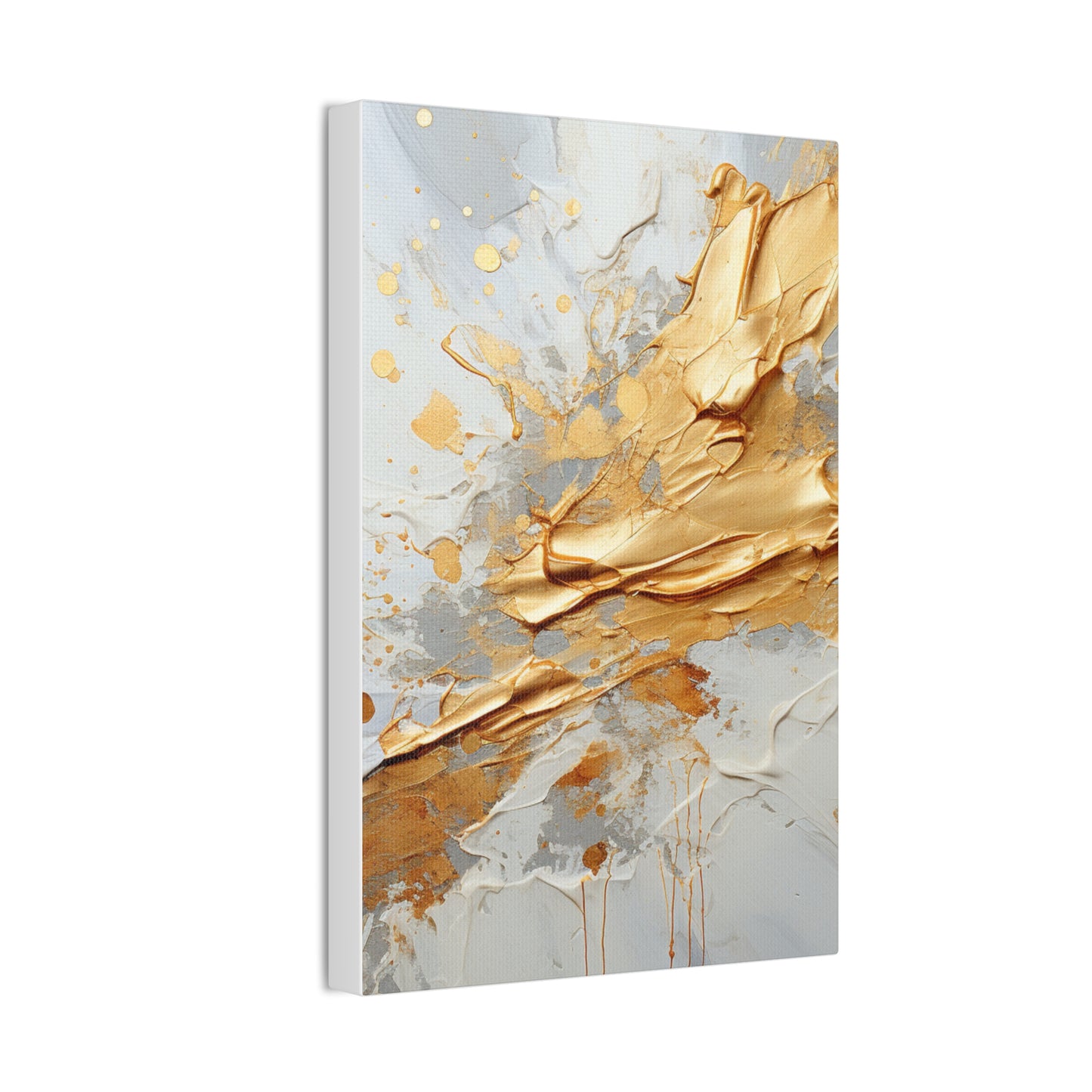 Acrylic Abstract Canvas Print - Richly Textured Artistry