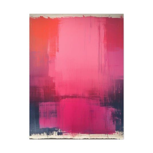 In The Pink: A Symphony of Sophistication Canvas Print