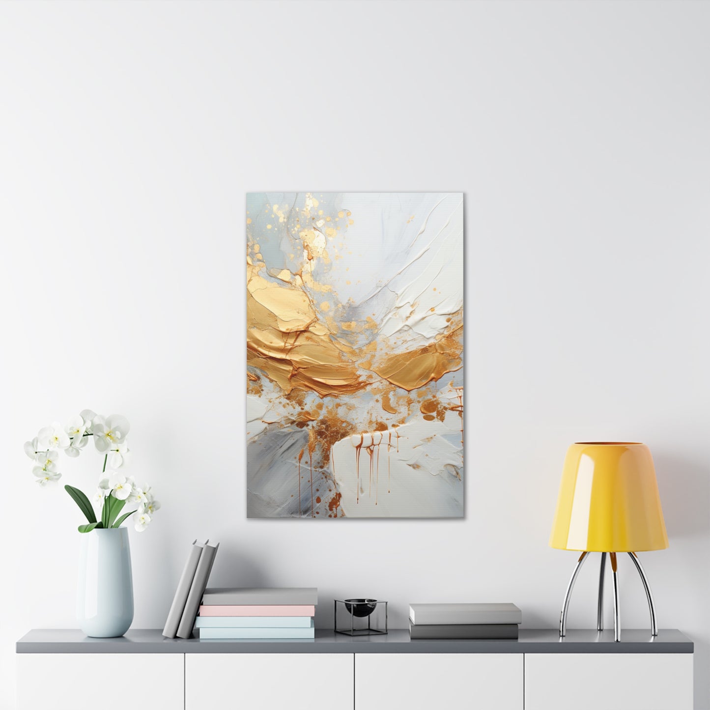 Acrylic Abstract Canvas Print - Richly Textured Artistry