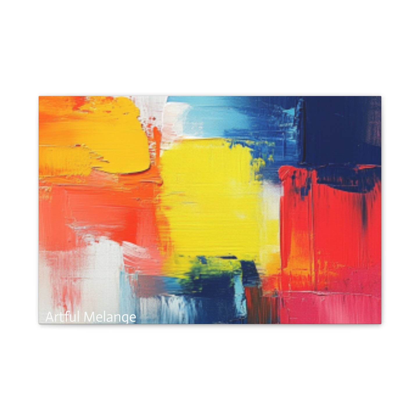 Acrylic Abstract Canvas Print - Richly Textured Artistry