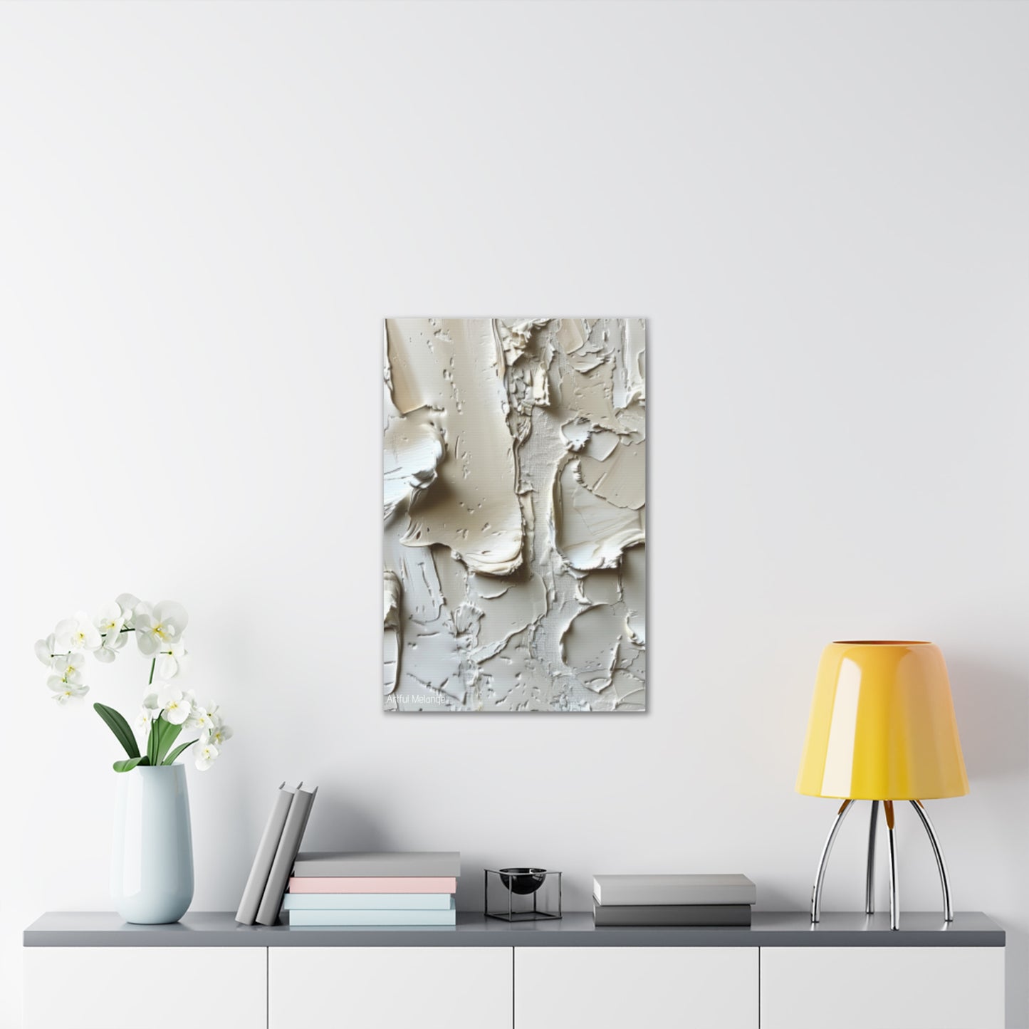 Primary Elegance: A Symphony of Sophistication Canvas Print