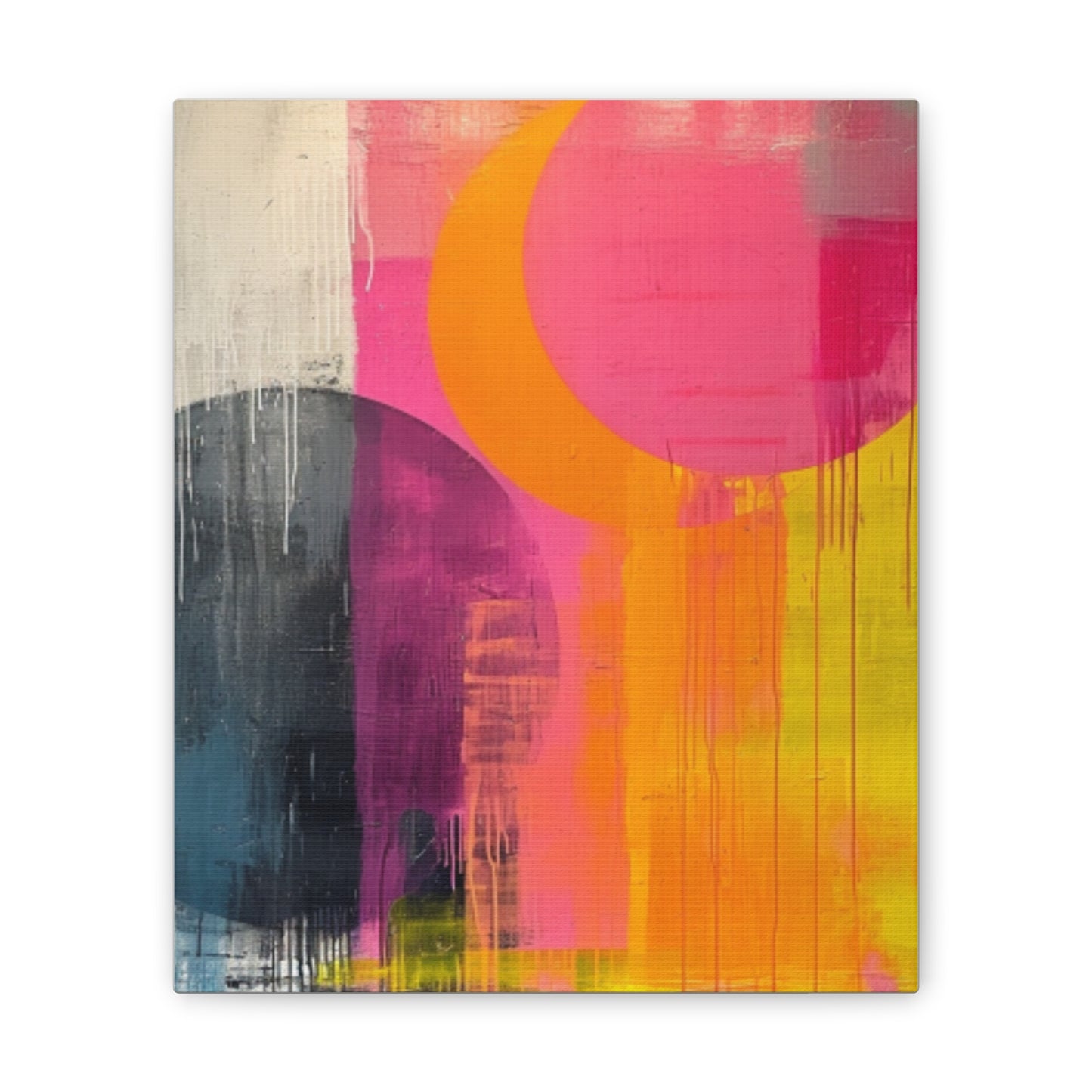 Primary Elegance: A Symphony of Sophistication Canvas Print