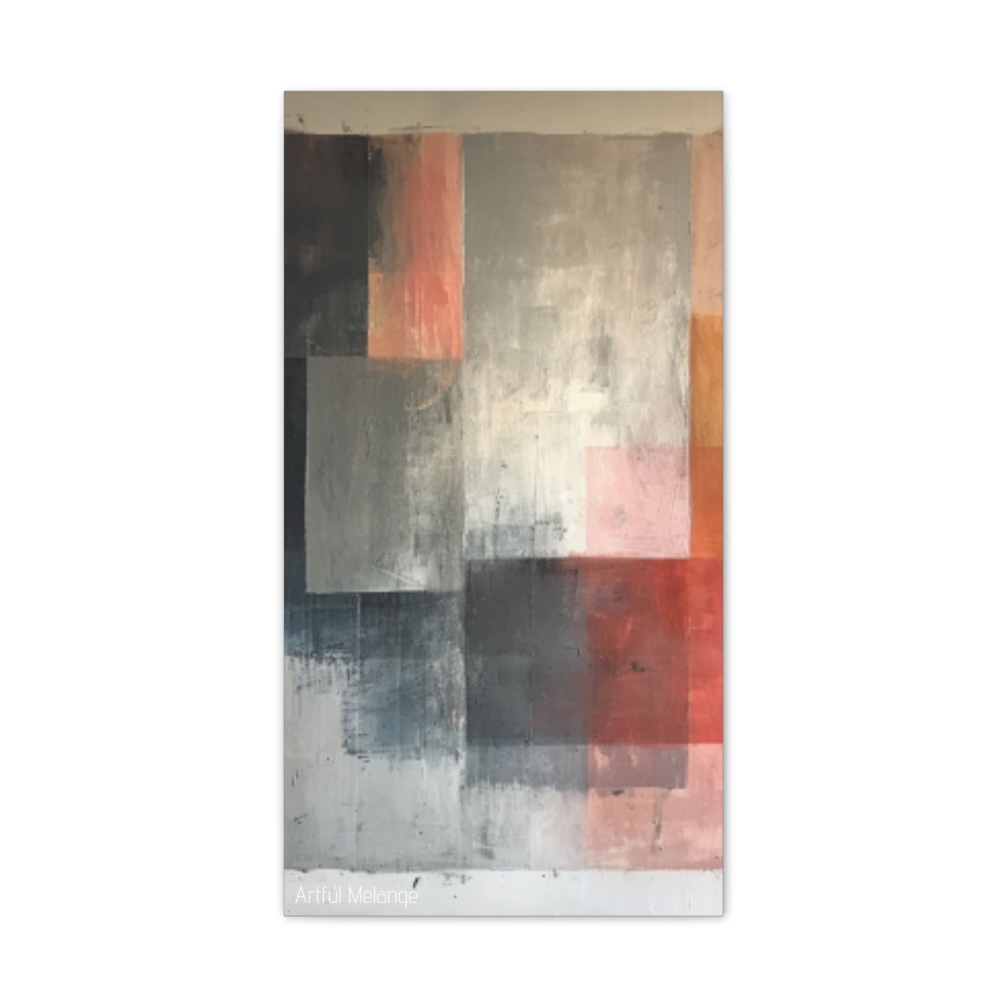 Primary Elegance: A Symphony of Sophistication Canvas Print