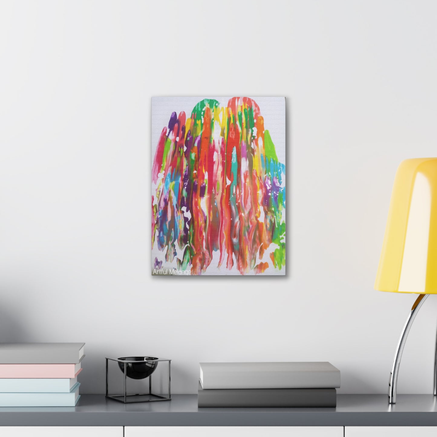 Primary Elegance: A Symphony of Sophistication Canvas Print