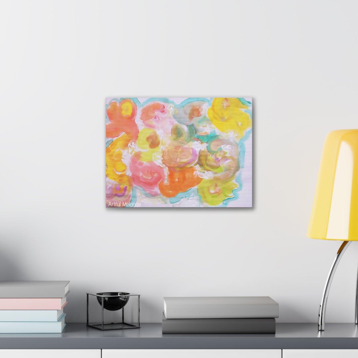 Primary Elegance: A Symphony of Sophistication Canvas Print