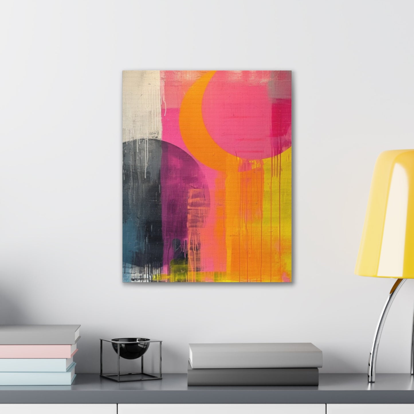 Primary Elegance: A Symphony of Sophistication Canvas Print