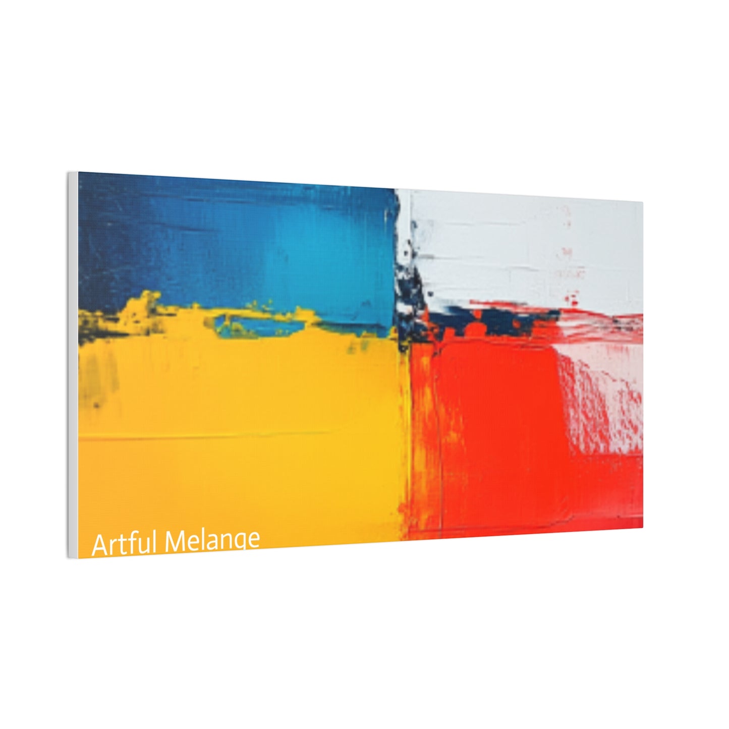 Acrylic Abstract Canvas Print - Richly Textured Artistry