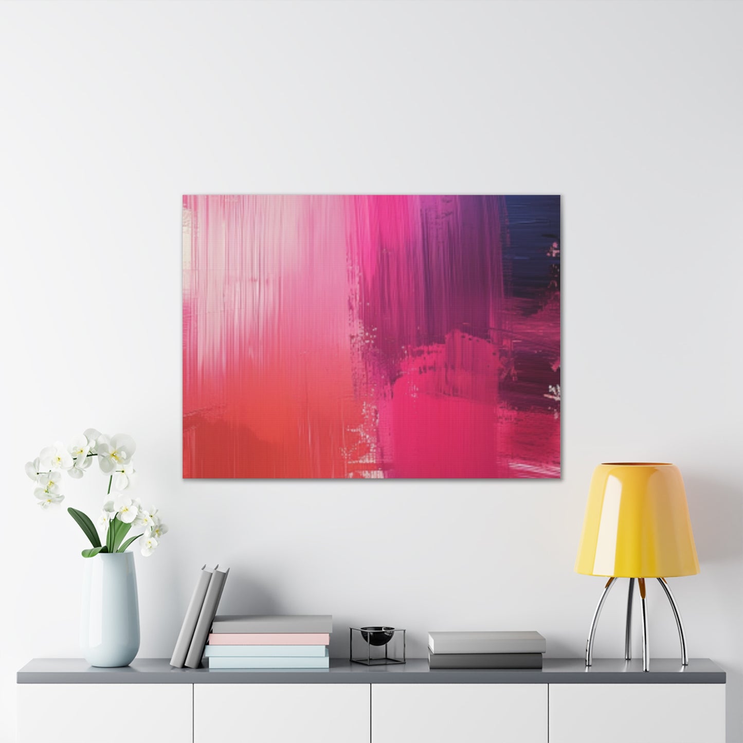 In The Pink: A Symphony of Sophistication Canvas Print