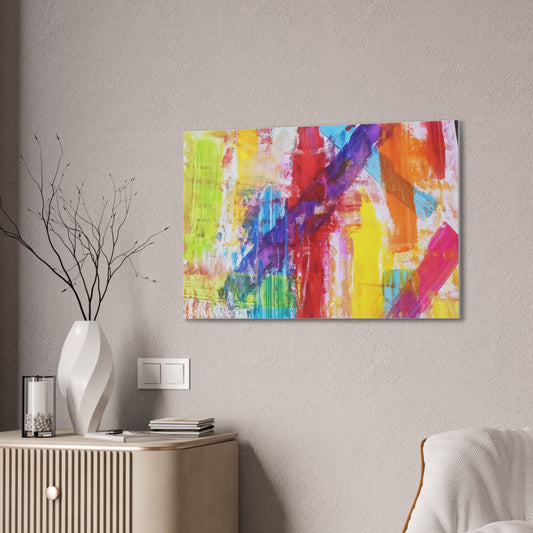 Primary Elegance: A Symphony of Sophistication Canvas Print