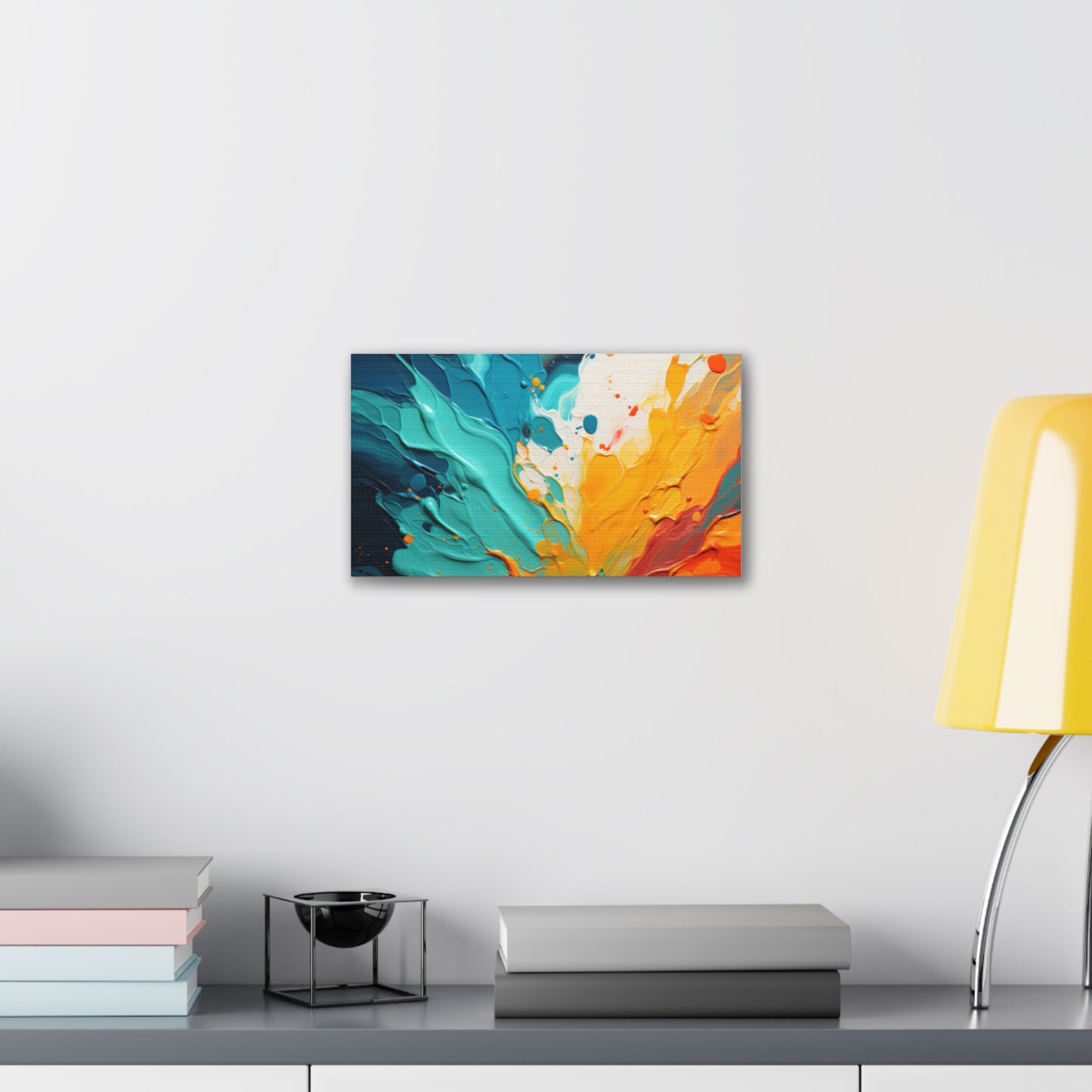 Primary Elegance: A Symphony of Sophistication Canvas Print