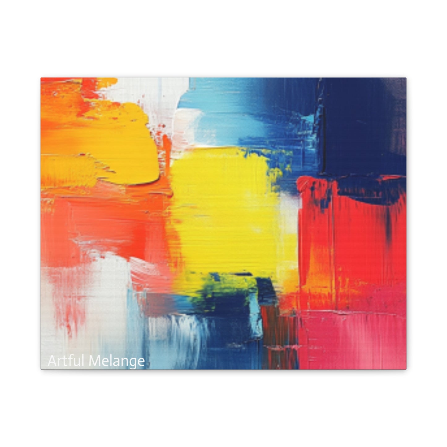 Acrylic Abstract Canvas Print - Richly Textured Artistry