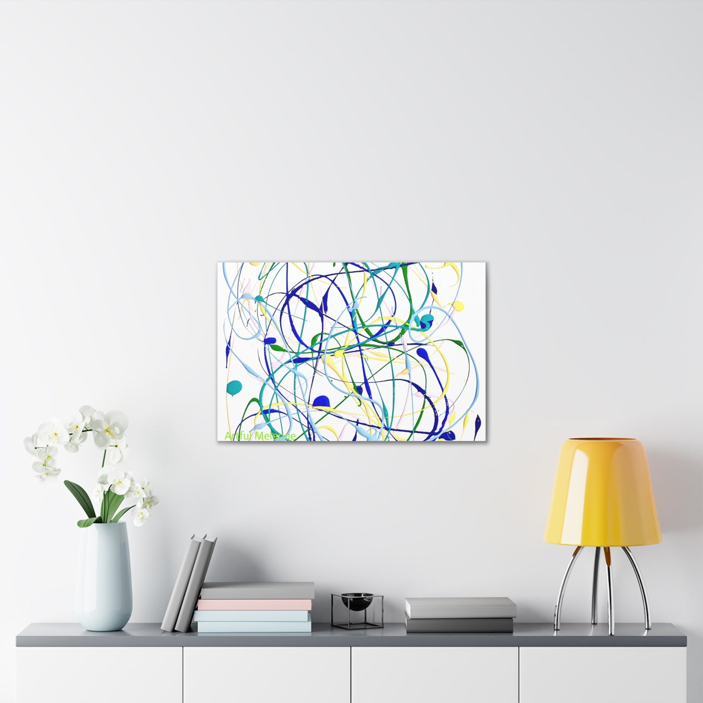 Acrylic Abstract Canvas Print - Richly Textured Artistry