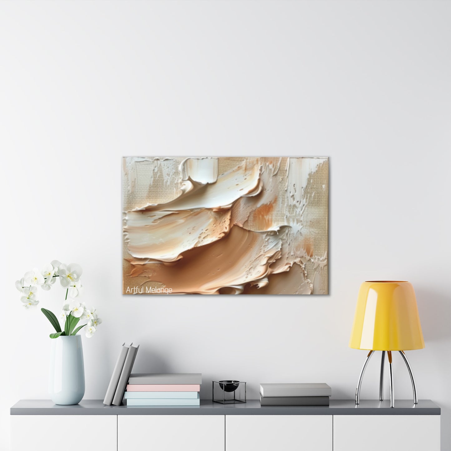 Primary Elegance: A Symphony of Sophistication Canvas Print