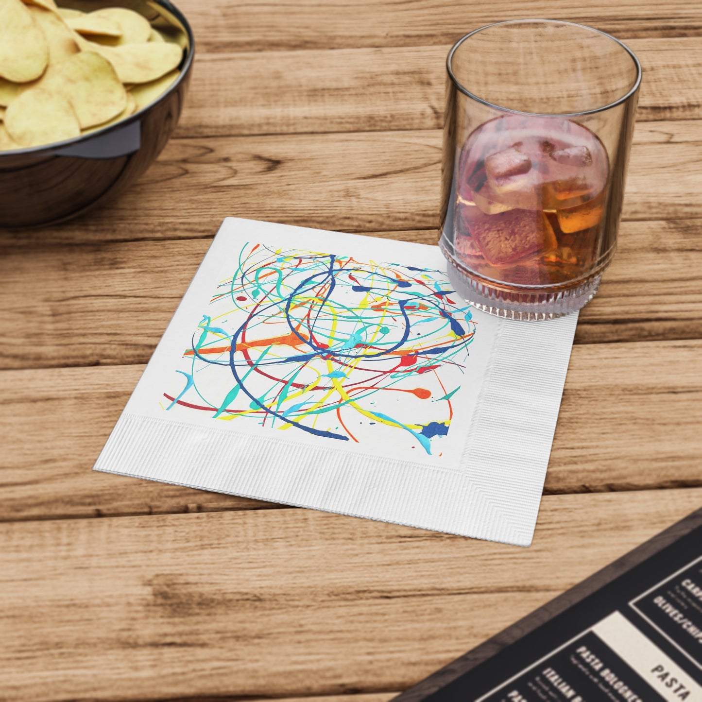 ChromaBlend™ Artistry Abstract Art Napkins”