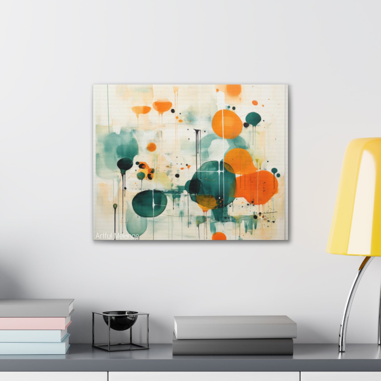 Primary Elegance: A Symphony of Sophistication Canvas Print