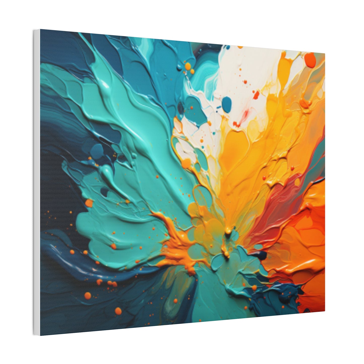 Primary Elegance: A Symphony of Sophistication Canvas Print