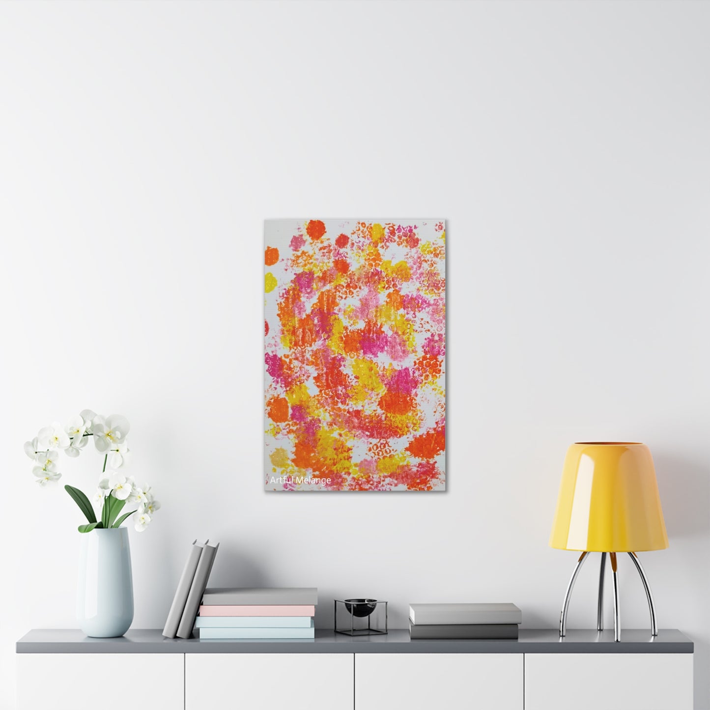 Acrylic Abstract Canvas Print - Richly Textured Artistry