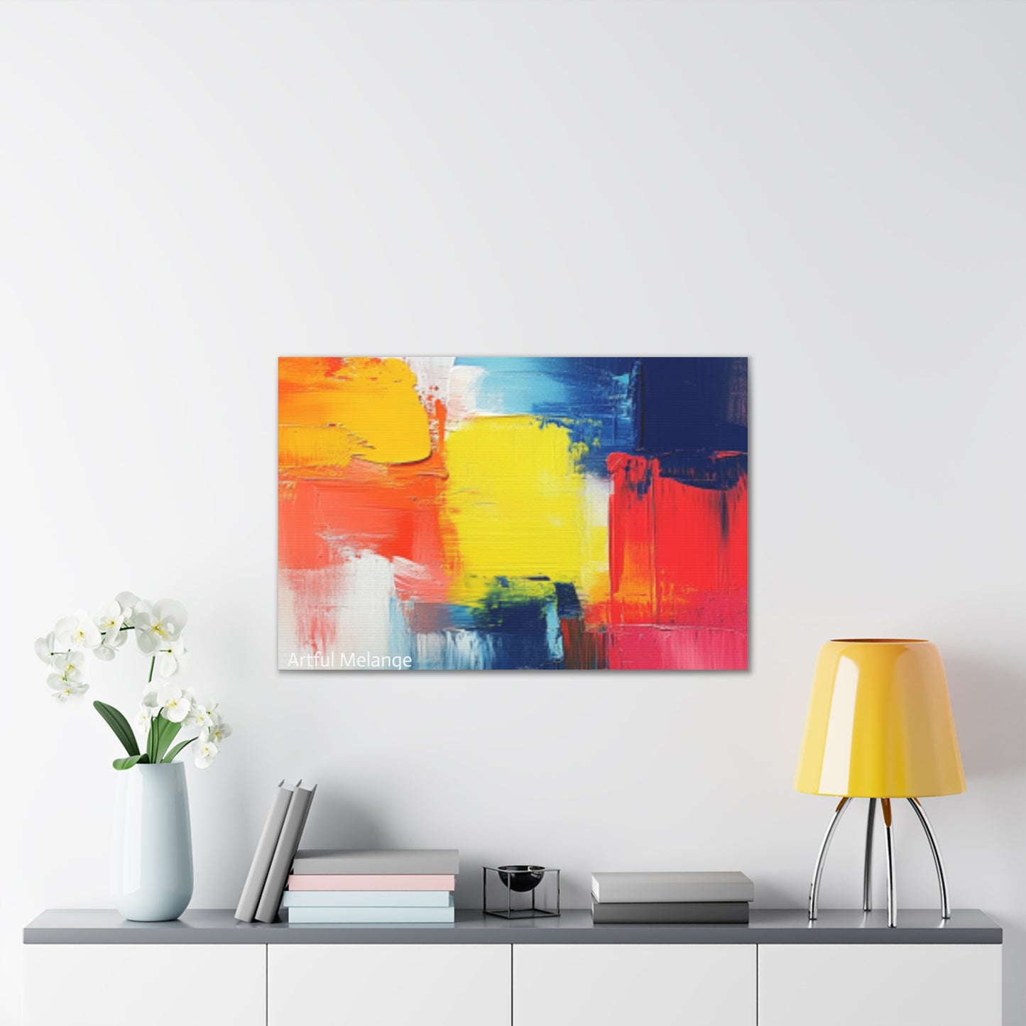 Acrylic Abstract Canvas Print - Richly Textured Artistry