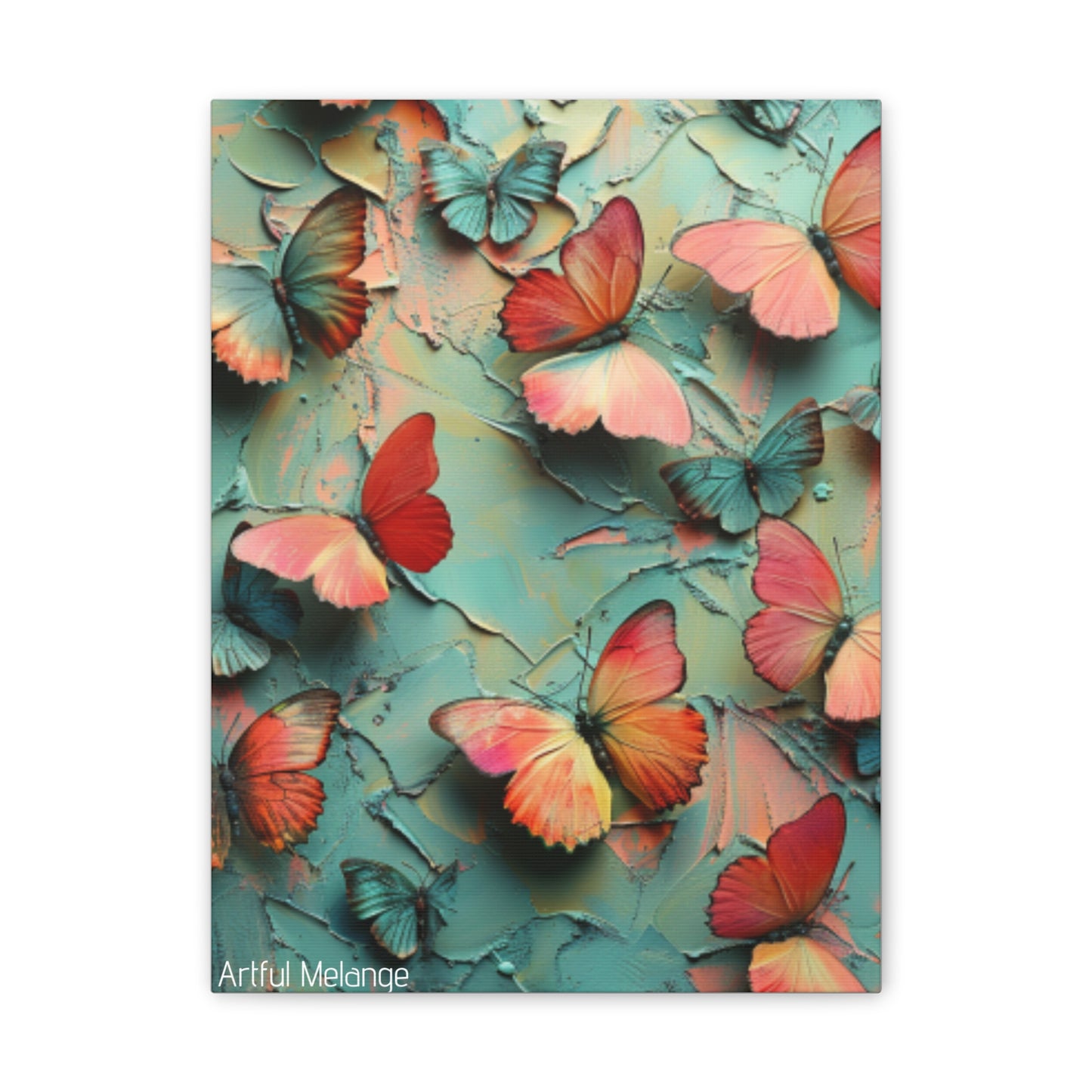 Fluttering Dreams: Butterfly Canvas Print Collection