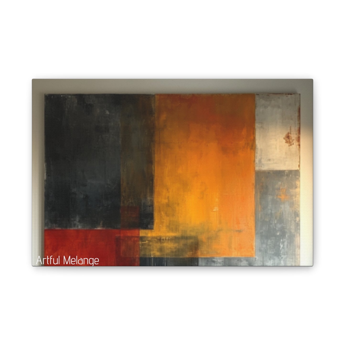 Primary Elegance: A Symphony of Sophistication Canvas Print