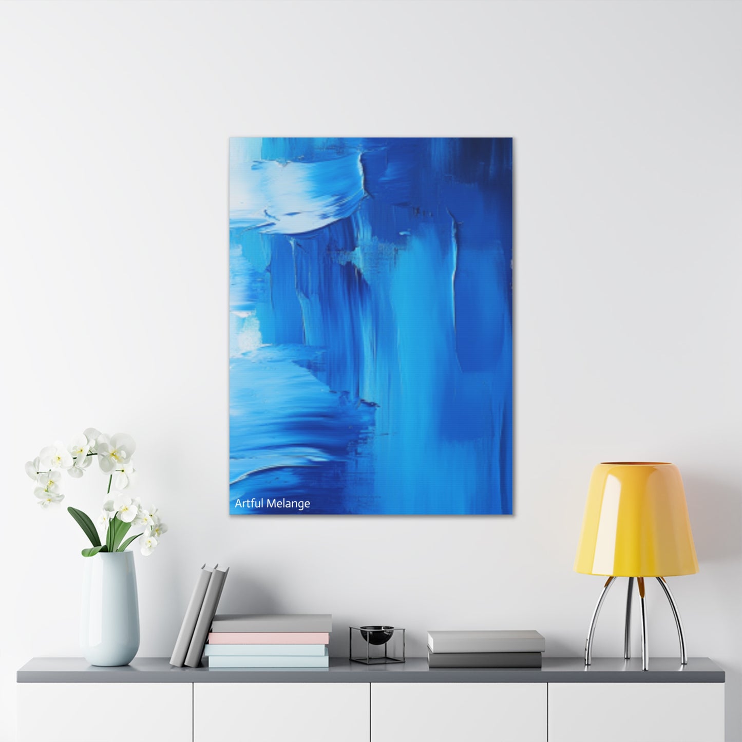 Acrylic Abstract Canvas Print - Richly Textured Artistry