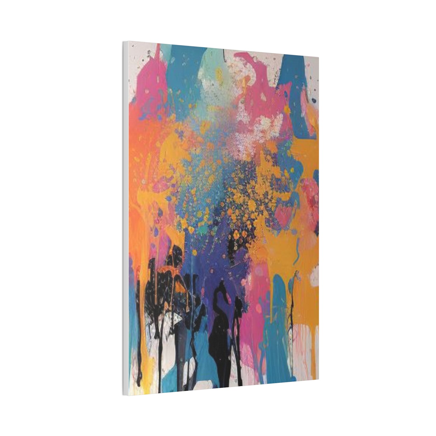 Primary Elegance: A Symphony of Sophistication Canvas Print