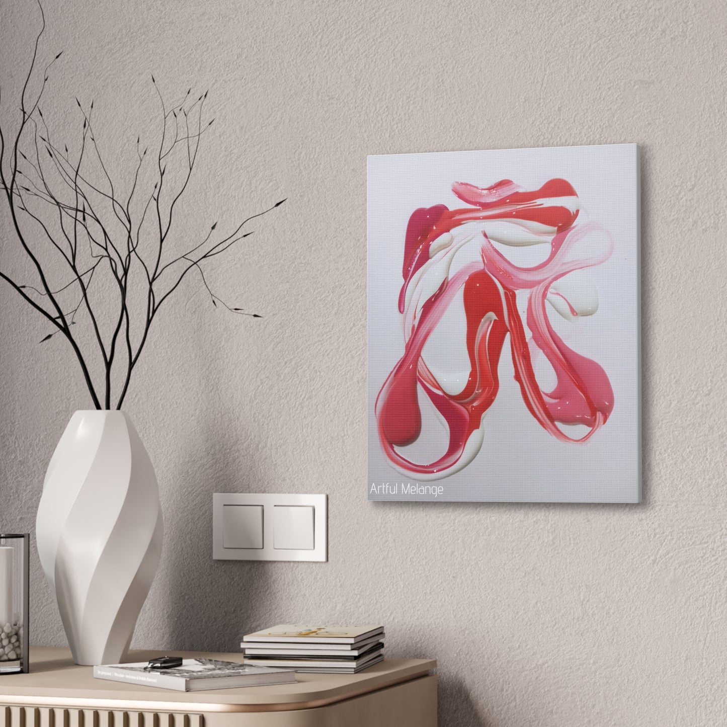 Primary Elegance: A Symphony of Sophistication Canvas Print