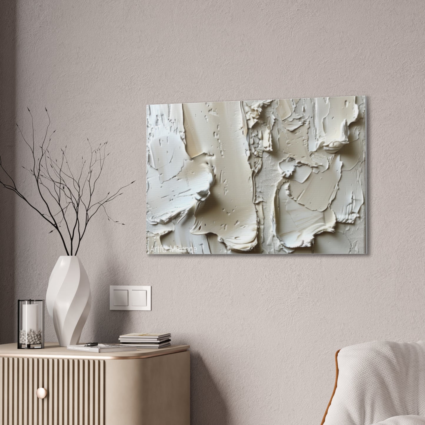 Primary Elegance: A Symphony of Sophistication Canvas Print