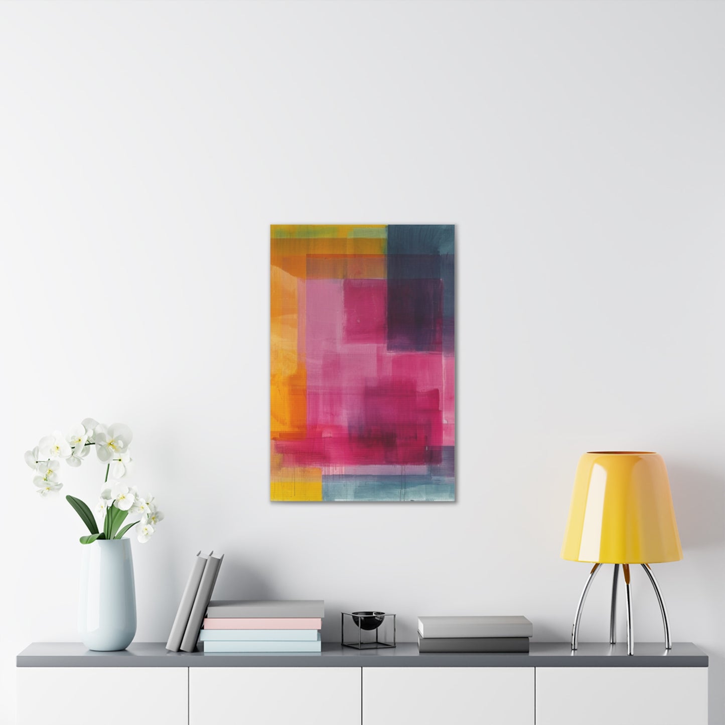 Primary Elegance: A Symphony of Sophistication Canvas Print