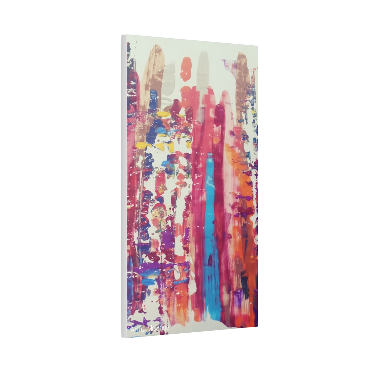 Primary Elegance: A Symphony of Sophistication Canvas Print