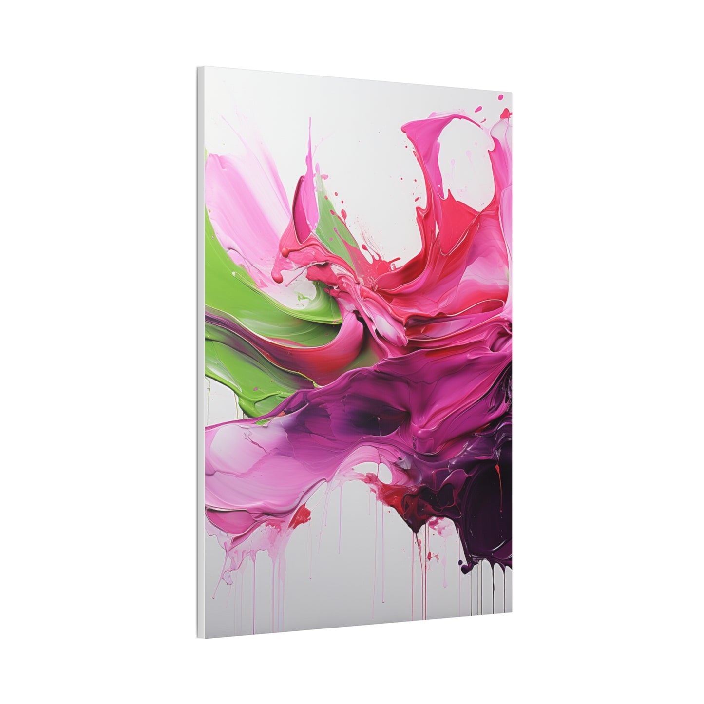 Acrylic Abstract Canvas Print - Richly Textured Artistry