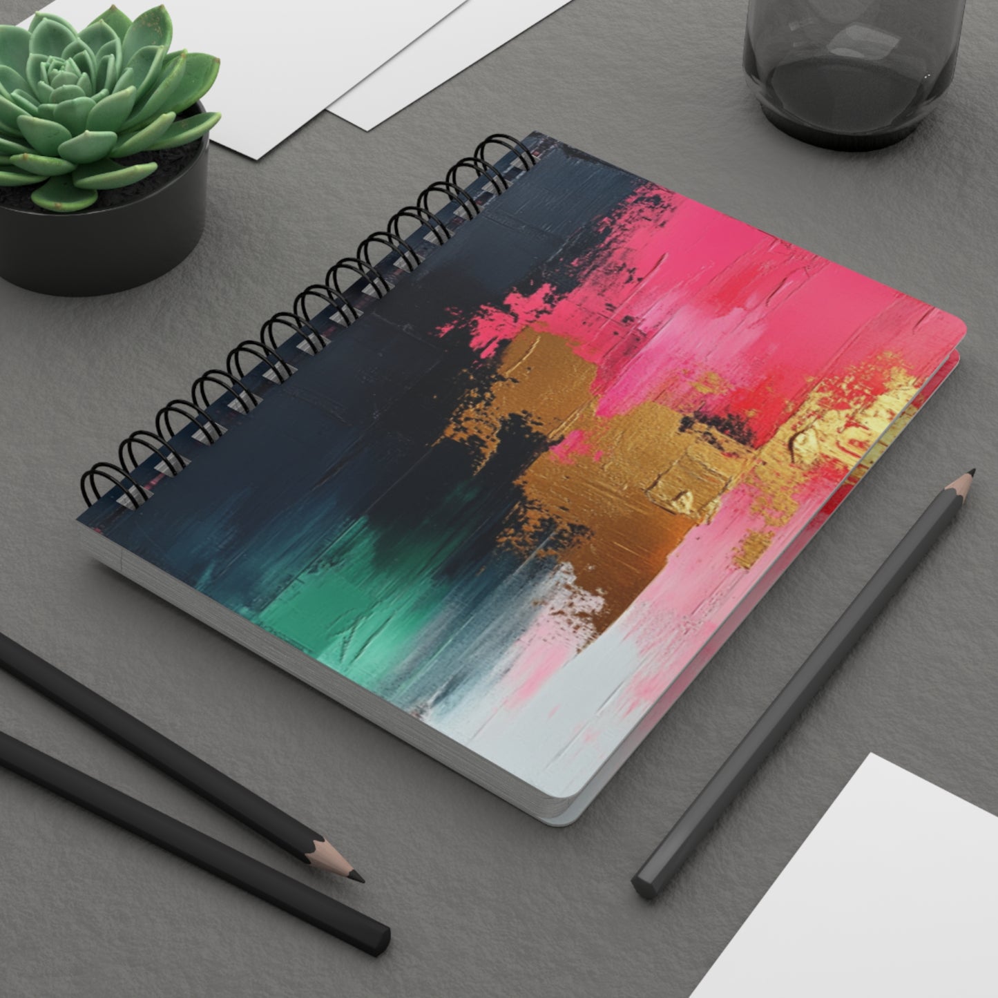 Vivid Canvas Chronicles Spiral Bound Journal