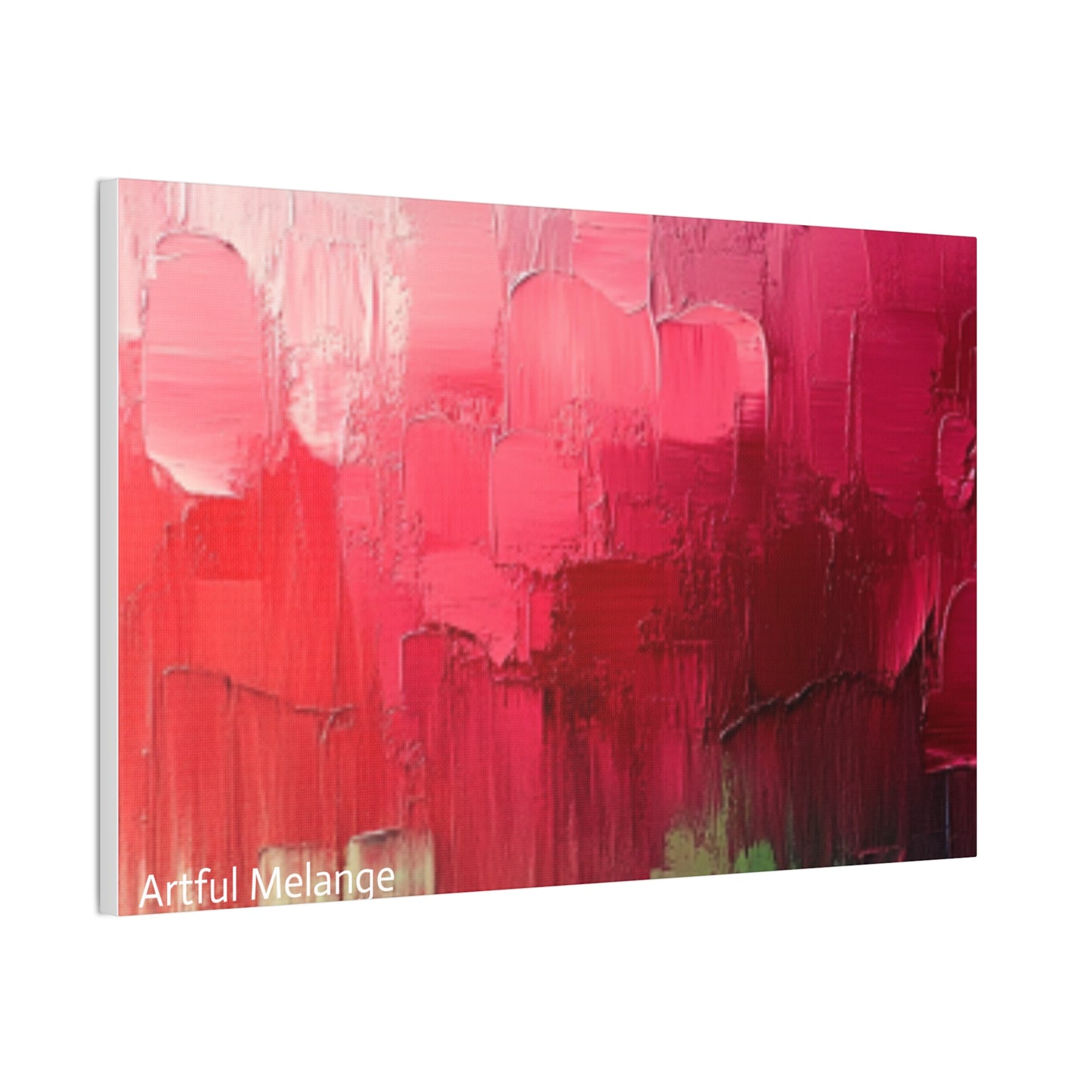 Acrylic Abstract Canvas Print - Richly Textured Artistry