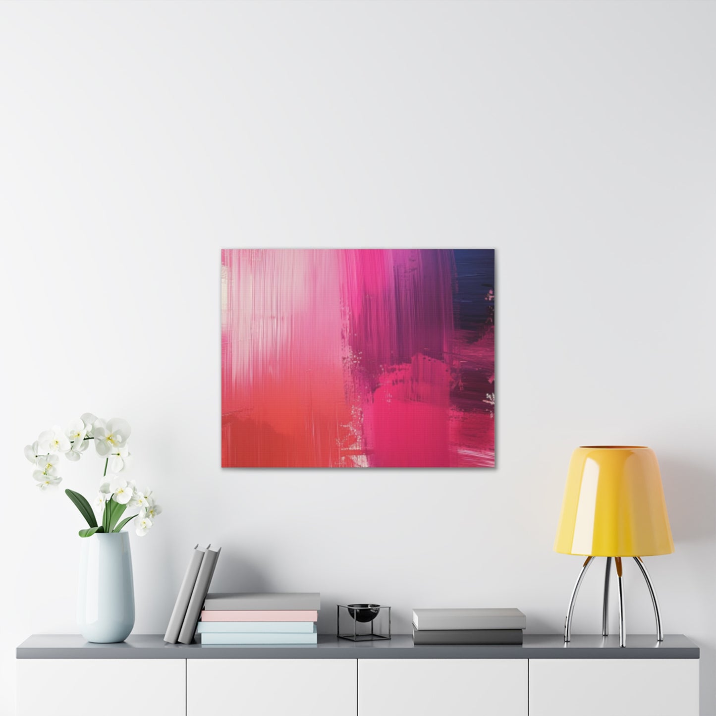 In The Pink: A Symphony of Sophistication Canvas Print