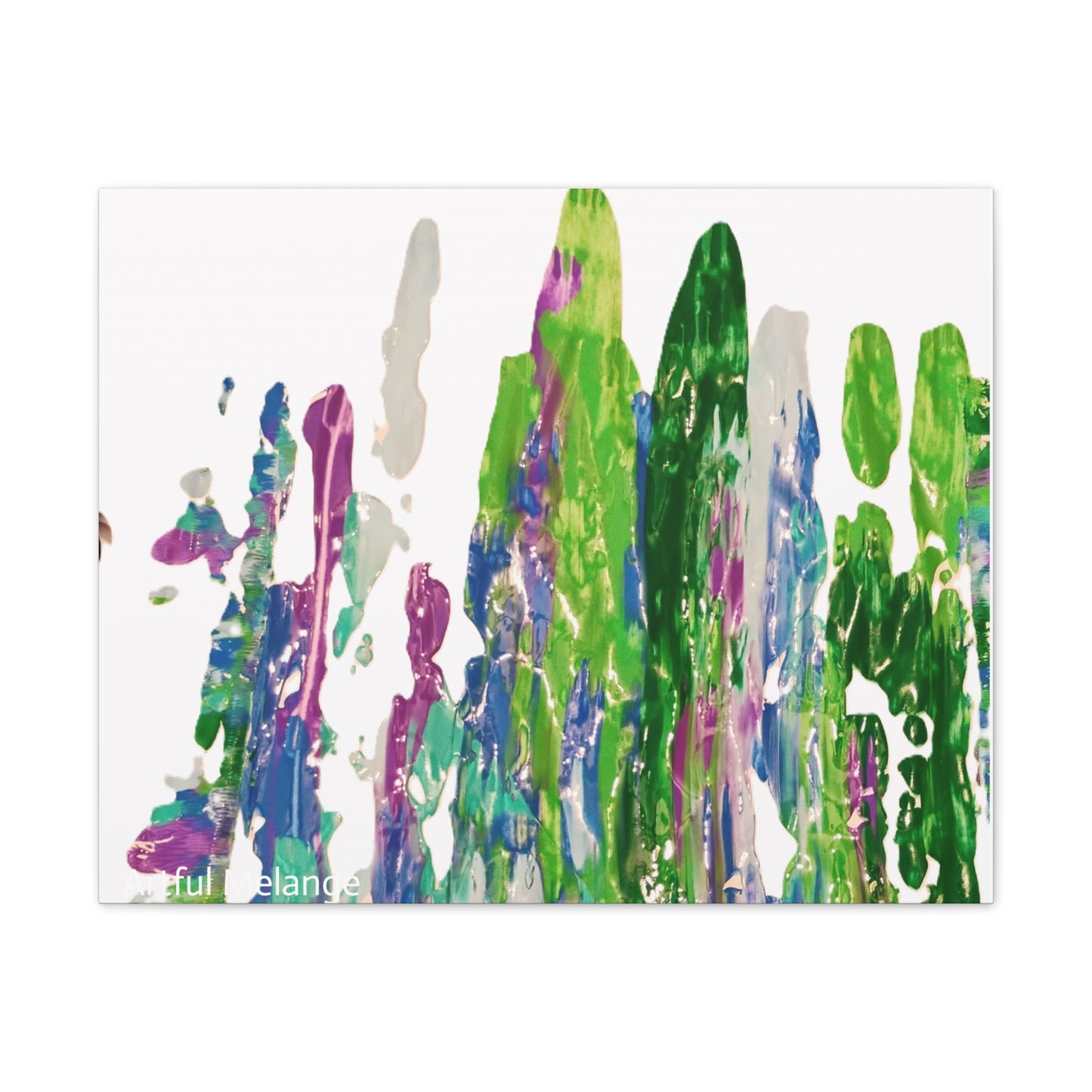 Acrylic Abstract Canvas Print - Richly Textured Artistry