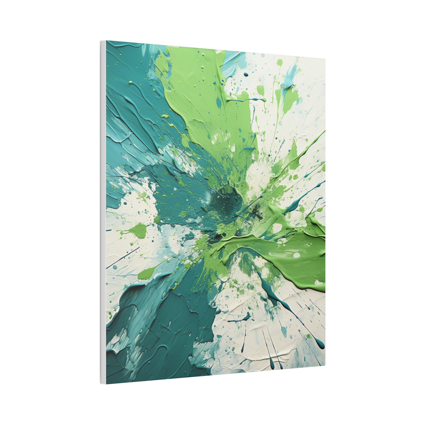 Acrylic Abstract Canvas Print - Richly Textured Artistry