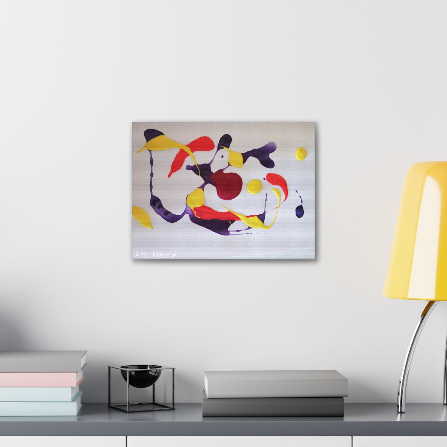 Primary Elegance: A Symphony of Sophistication Canvas Print