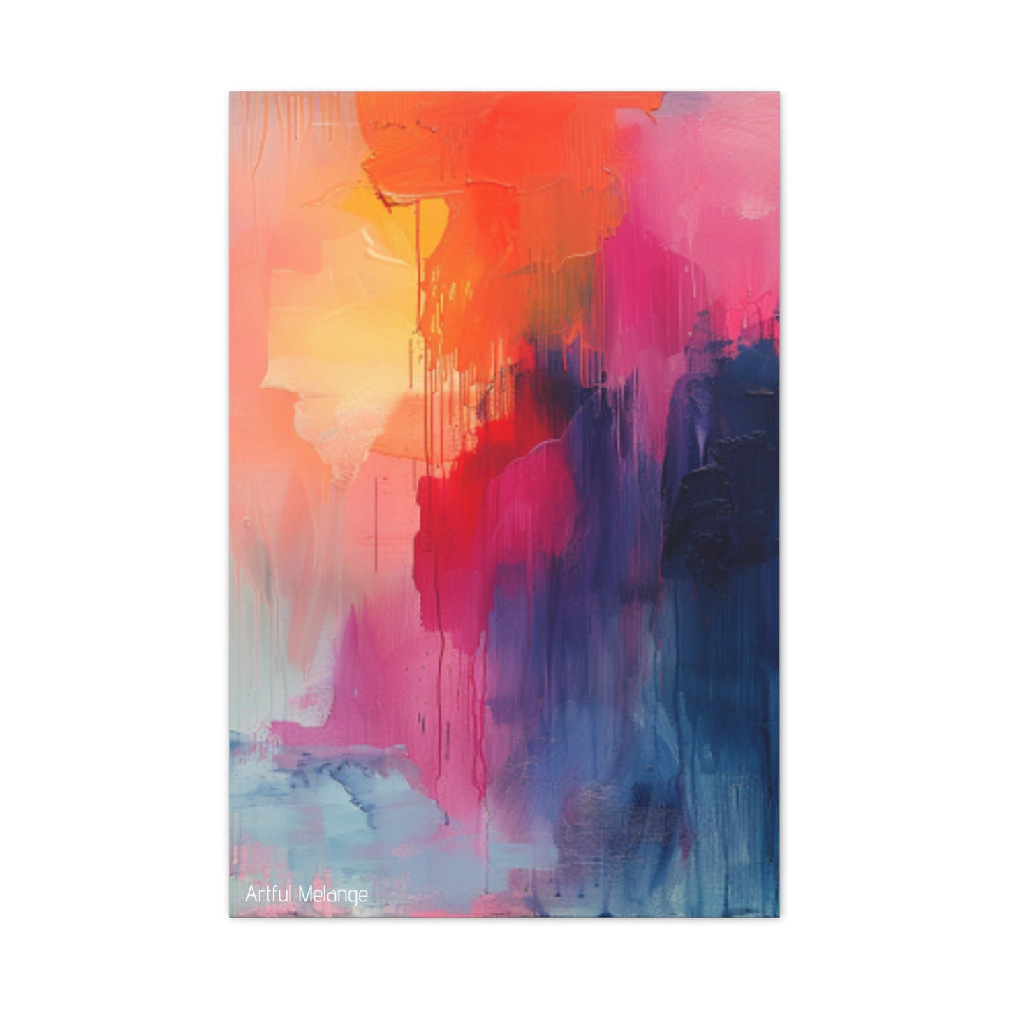 Primary Elegance: A Symphony of Sophistication Canvas Print