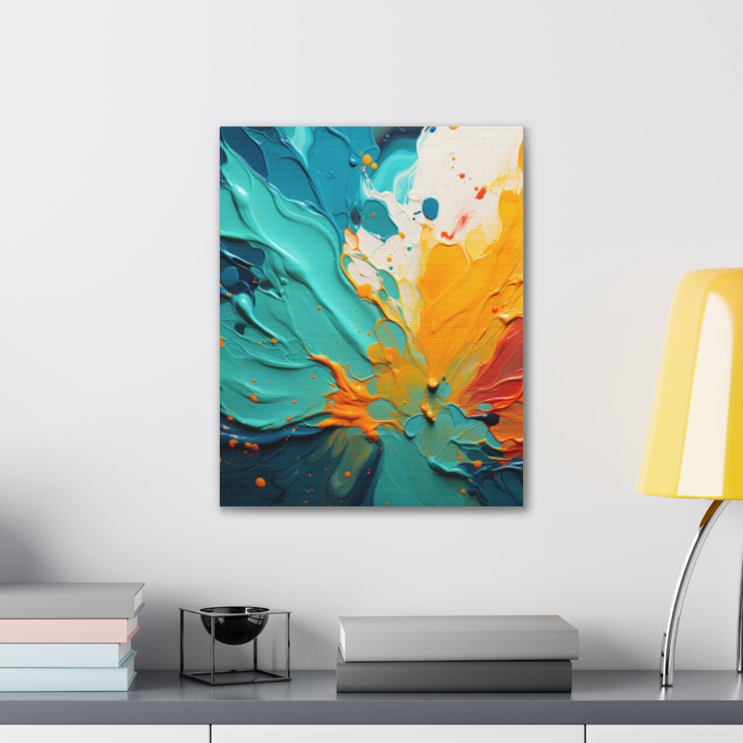 Primary Elegance: A Symphony of Sophistication Canvas Print