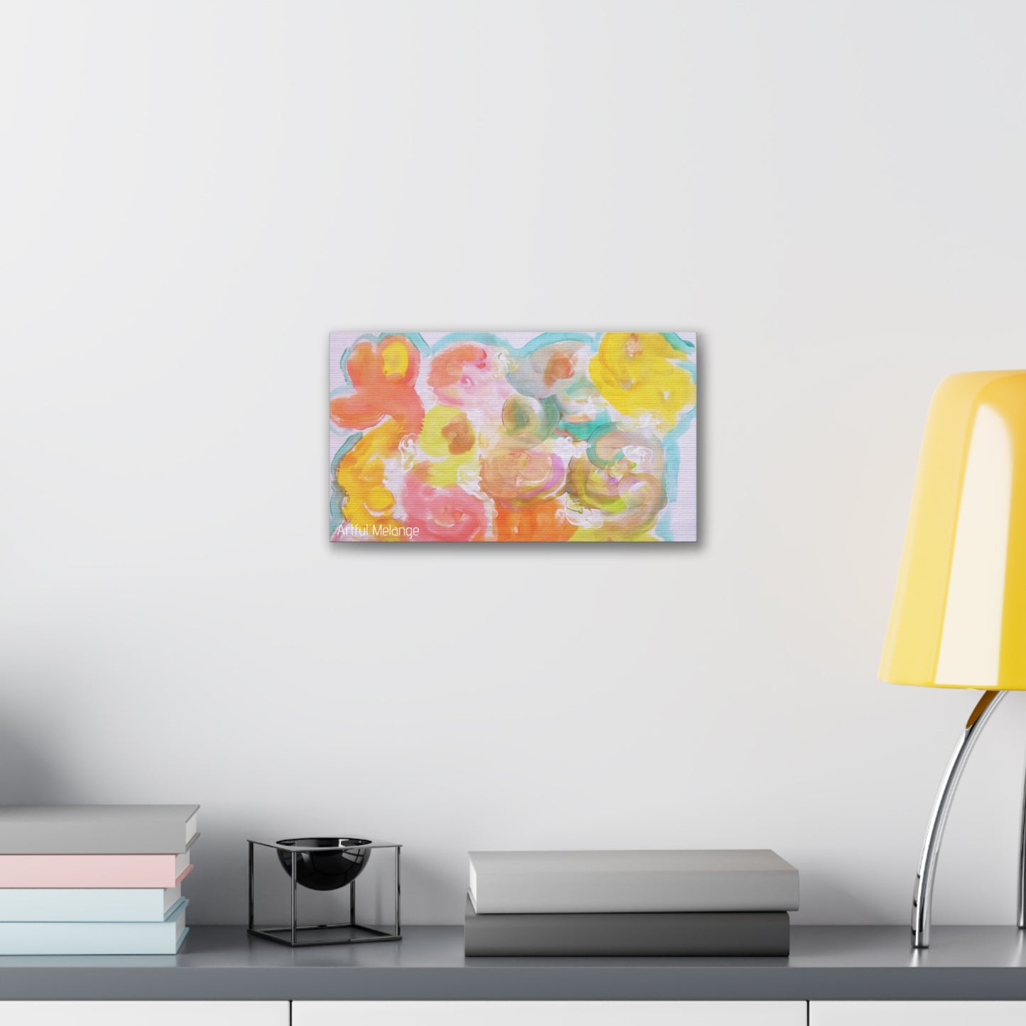 Primary Elegance: A Symphony of Sophistication Canvas Print