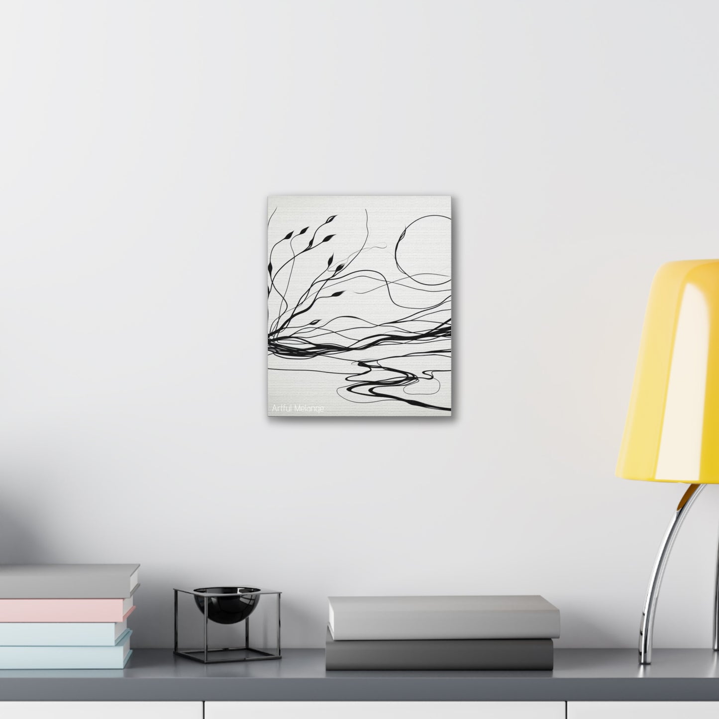 Primary Elegance: A Symphony of Sophistication Canvas Print