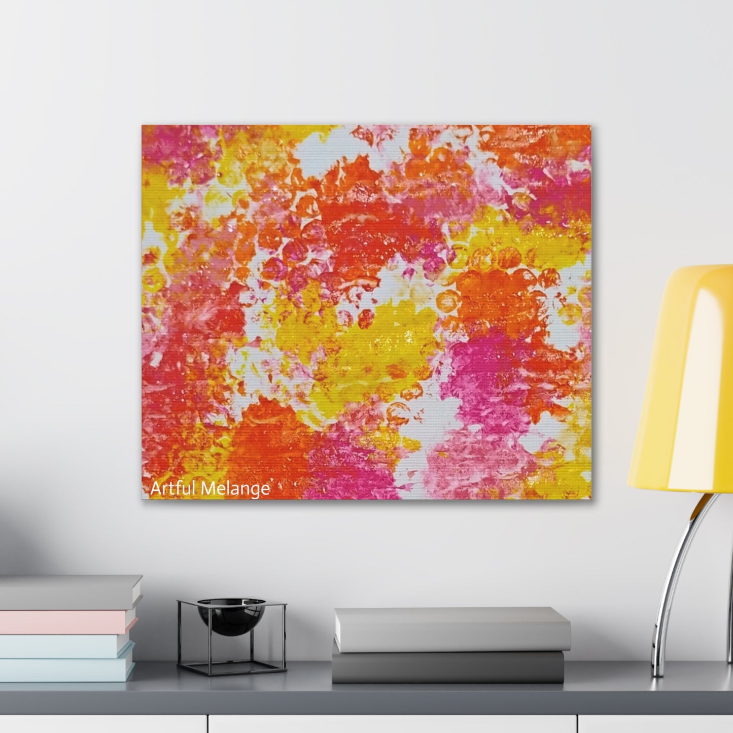 Acrylic Abstract Canvas Print - Richly Textured Artistry