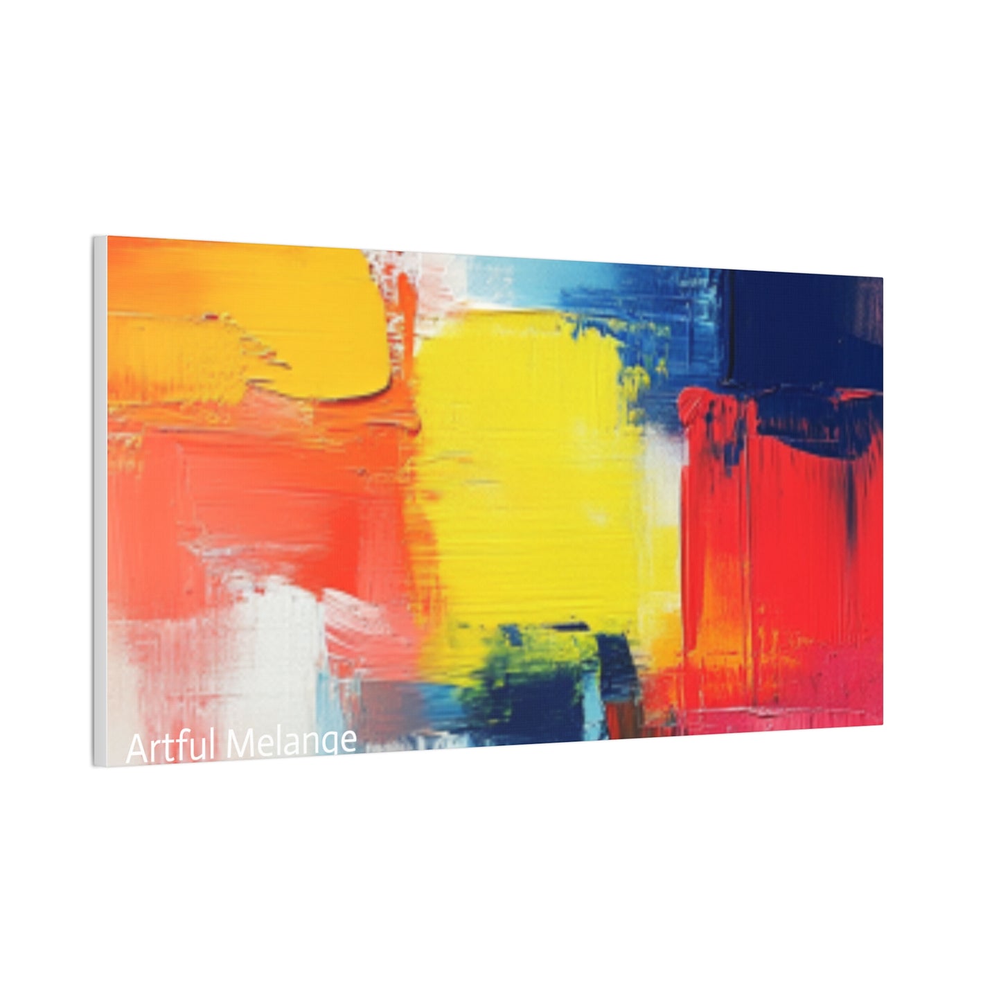 Acrylic Abstract Canvas Print - Richly Textured Artistry