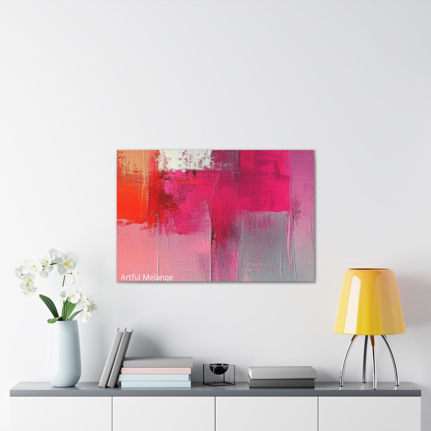 Acrylic Abstract Canvas Print - Richly Textured Artistry