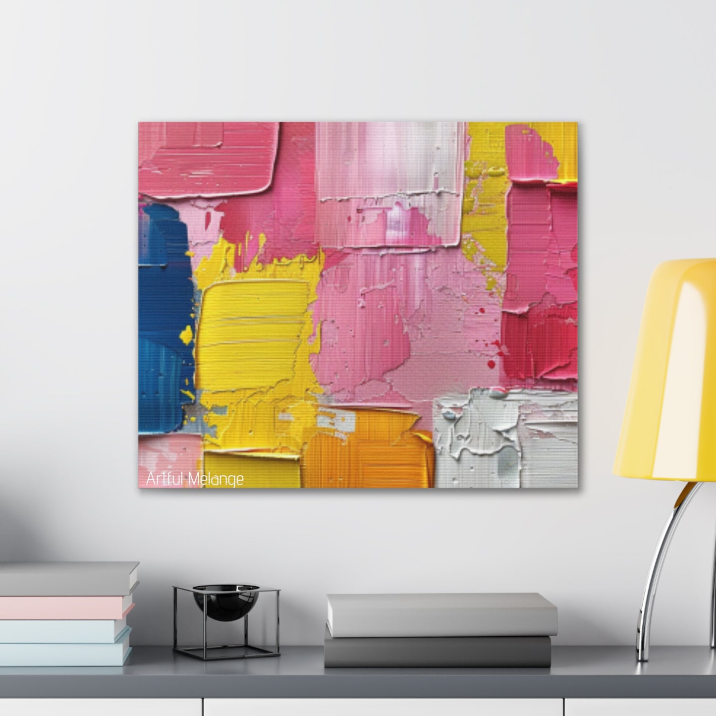 Primary Elegance: A Symphony of Sophistication Canvas Print